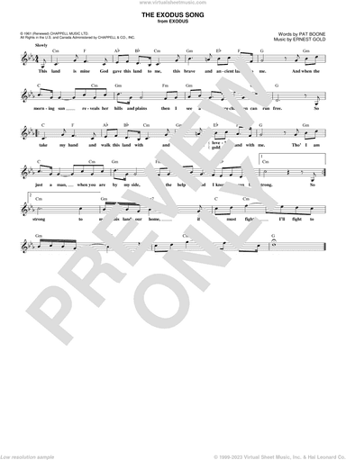 The Exodus Song