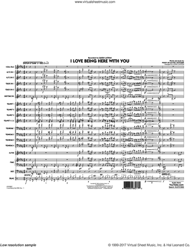 I Love Being Here with You (Key: Db) (COMPLETE)