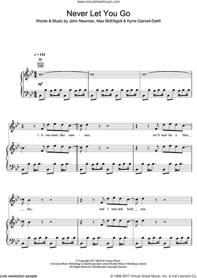 Never Let You Go (featuring John Newman)