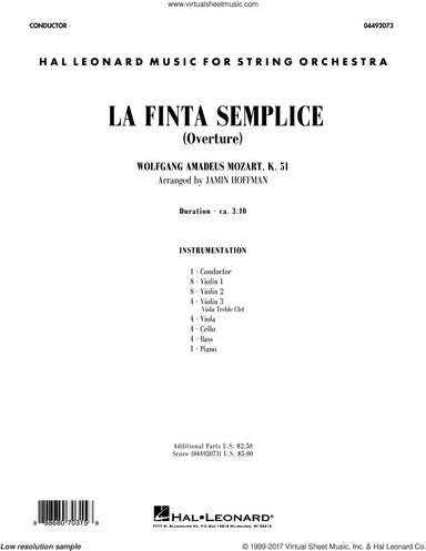 La Finta Semplice (Overture) (COMPLETE)