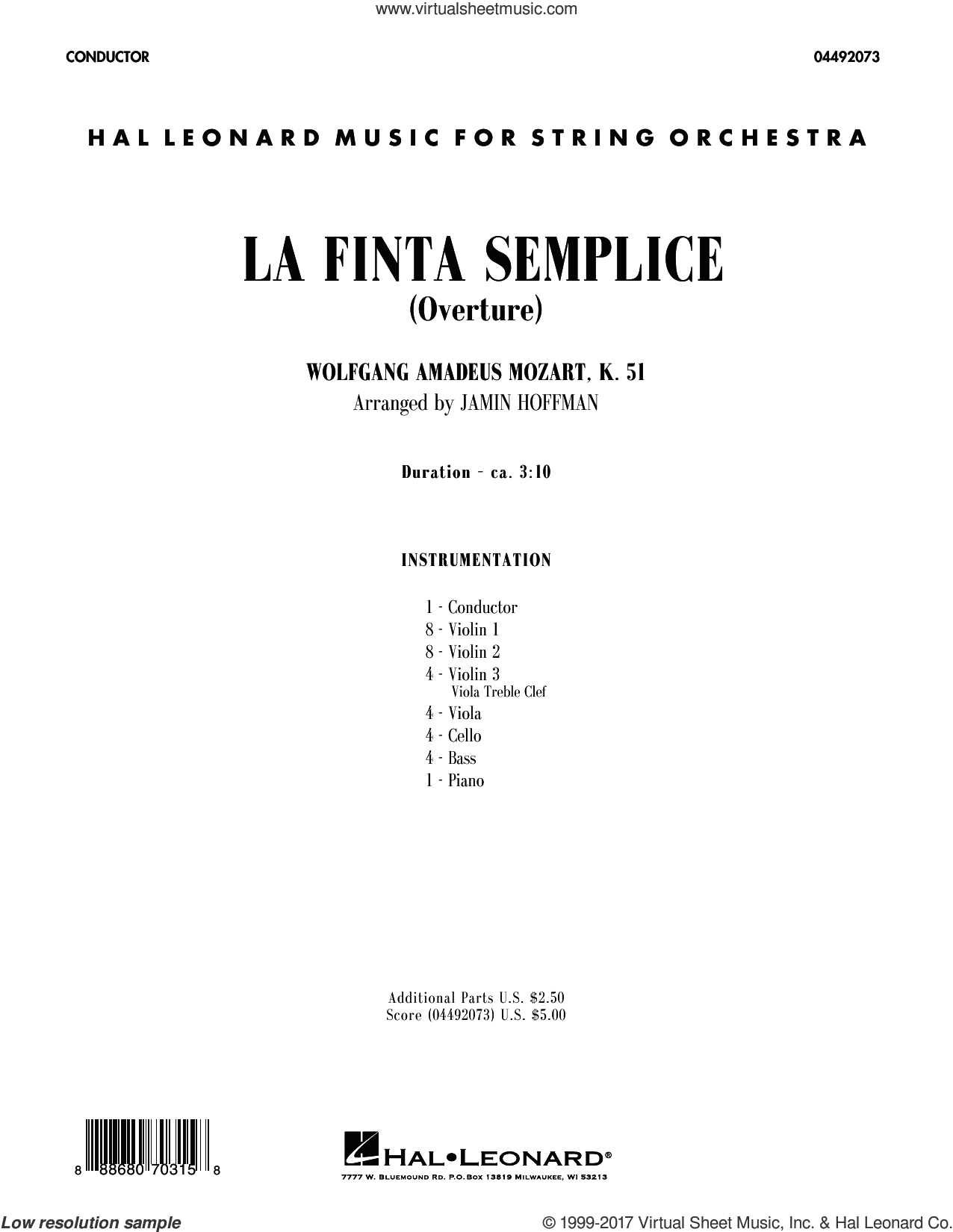 La Finta Semplice (Overture) (COMPLETE)