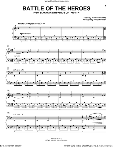 Battle Of The Heroes (arr. Phillip Keveren)