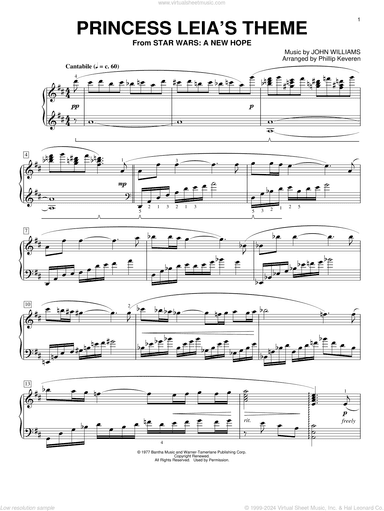 Princess Leia's Theme (arr. Phillip Keveren)
