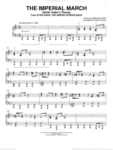 The Imperial March (Darth Vader's Theme) (arr. Phillip Keveren)