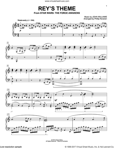 Rey's Theme (arr. Phillip Keveren)