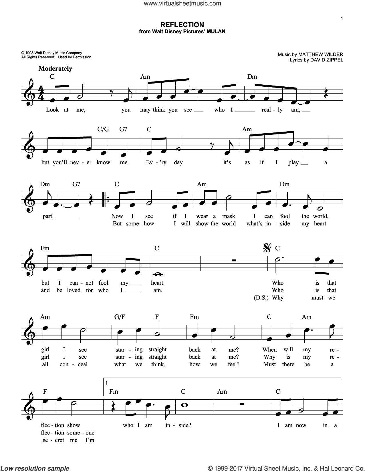 Reflection (Pop Version) (from Mulan)