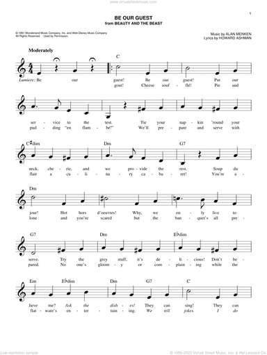 Be Our Guest (from Beauty And The Beast)