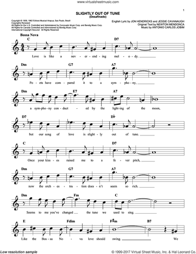 Slightly Out Of Tune (Desafinado)