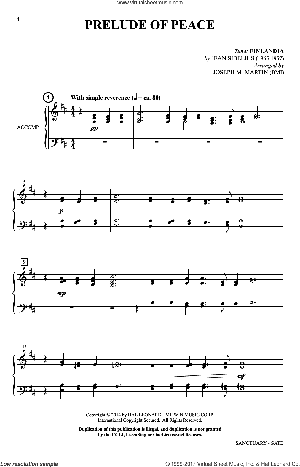 Sanctuary (A Cantata of Hope and Peace)