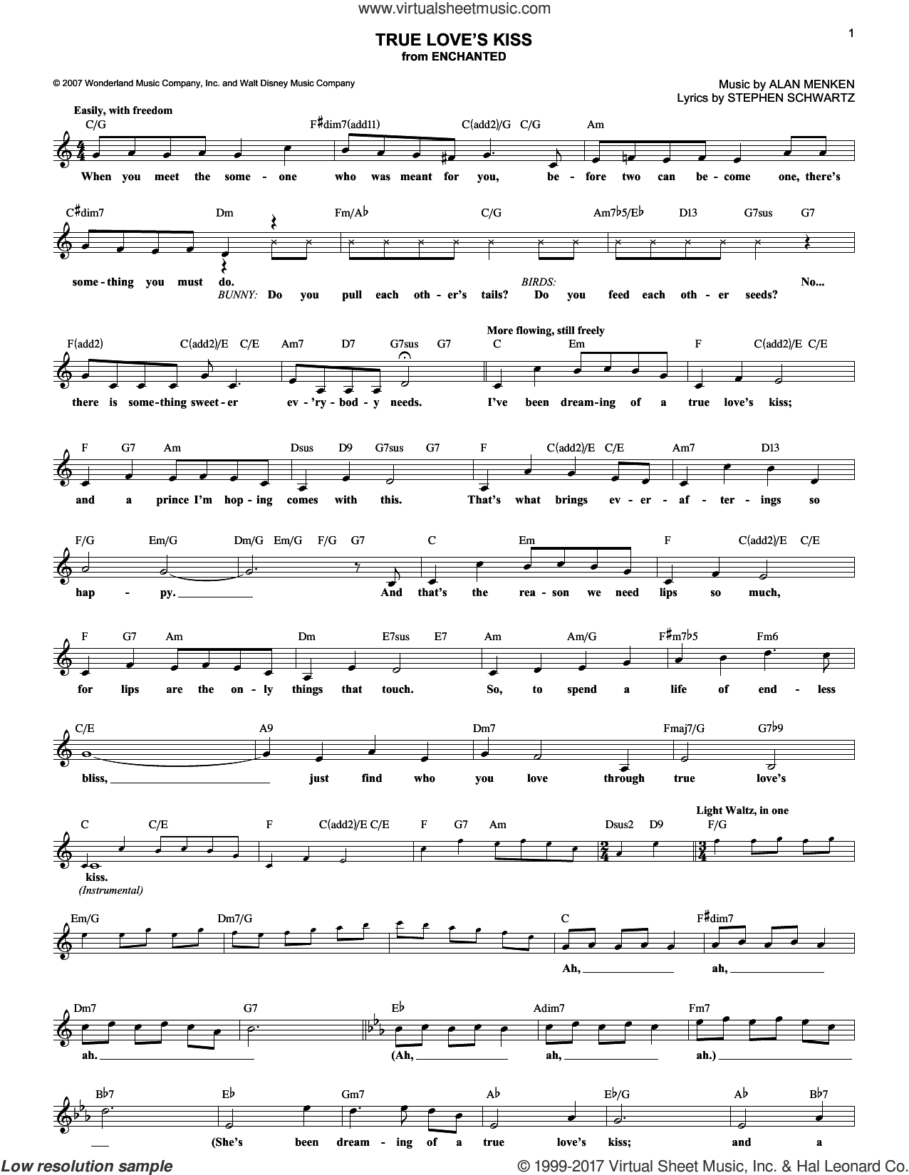 True Love's Kiss (from Enchanted)