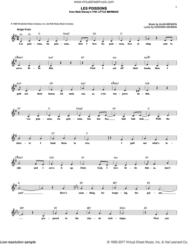 Les Poissons (from The Little Mermaid)