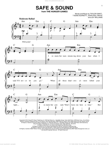 Safe and Sound (feat. The Civil Wars) (from The Hunger Games)