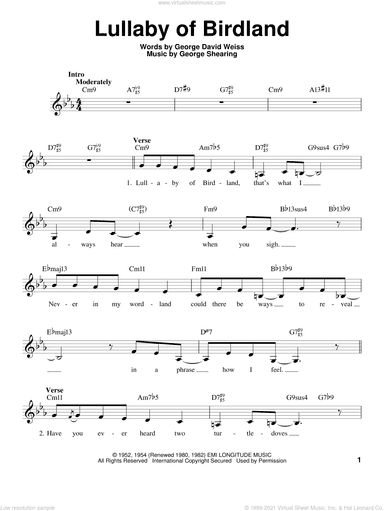 Lullaby Of Birdland