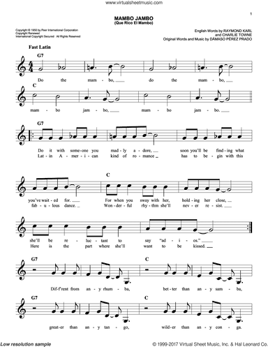 Mambo Jambo (Que Rico El Mambo)