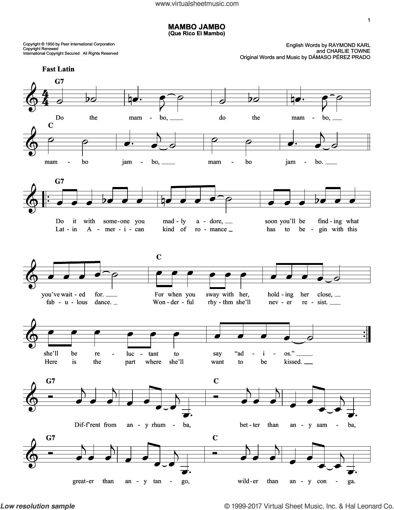 Mambo Jambo (Que Rico El Mambo)
