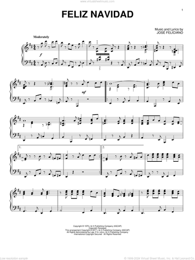 Feliz Navidad [Jazz version] (arr. Phillip Keveren)