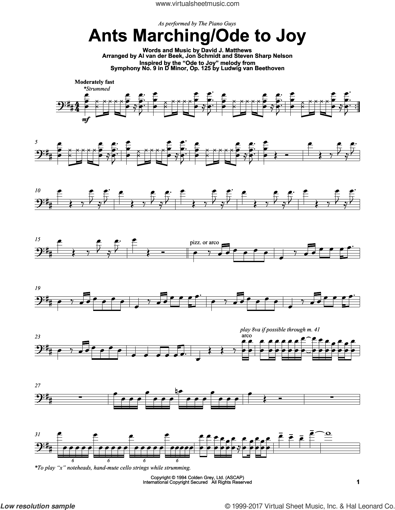 Ants Marching/Ode To Joy