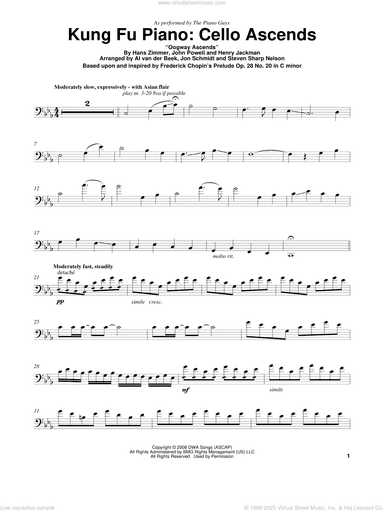 Kung Fu Piano: Cello Ascends