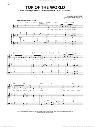 Top Of The World (from The Hunchback Of Notre Dame: A New Musical)