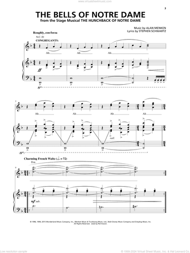 The Bells Of Notre Dame (from The Hunchback Of Notre Dame: A New Musical)