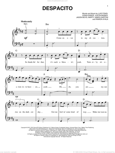 Despacito, (easy)