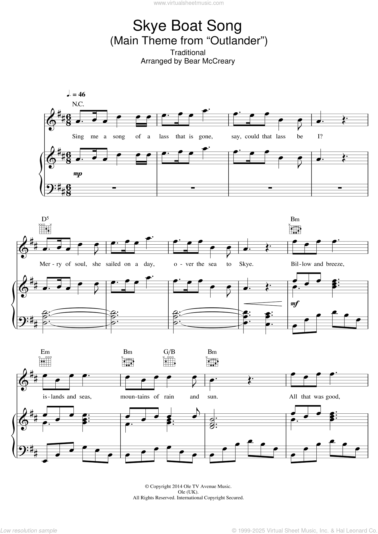 Skye Boat Song (Main Theme from Outlander)
