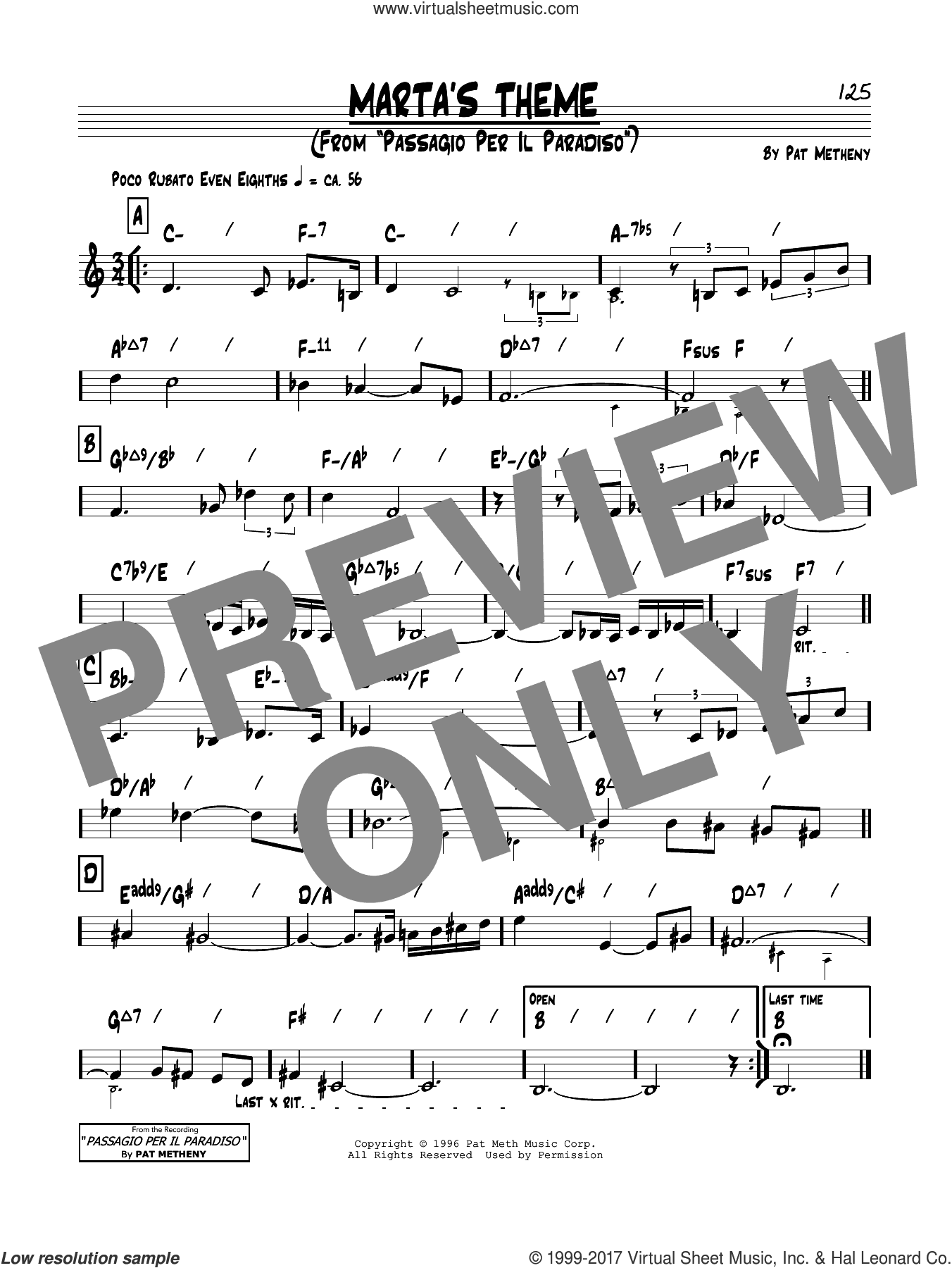 Marta's Theme