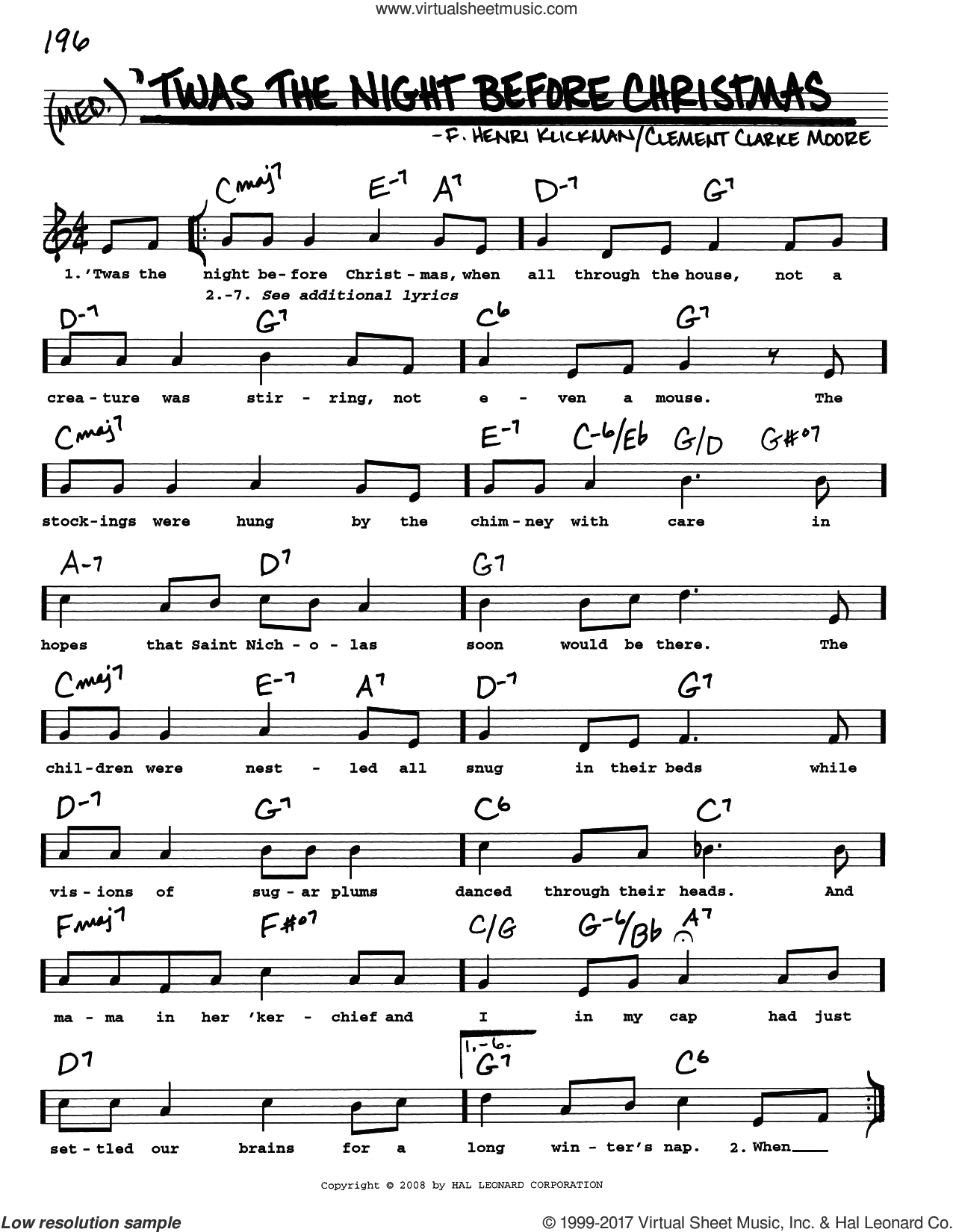 'Twas The Night Before Christmas