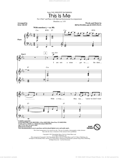 This Is Me (from The Greatest Showman) (arr. Mac Huff)