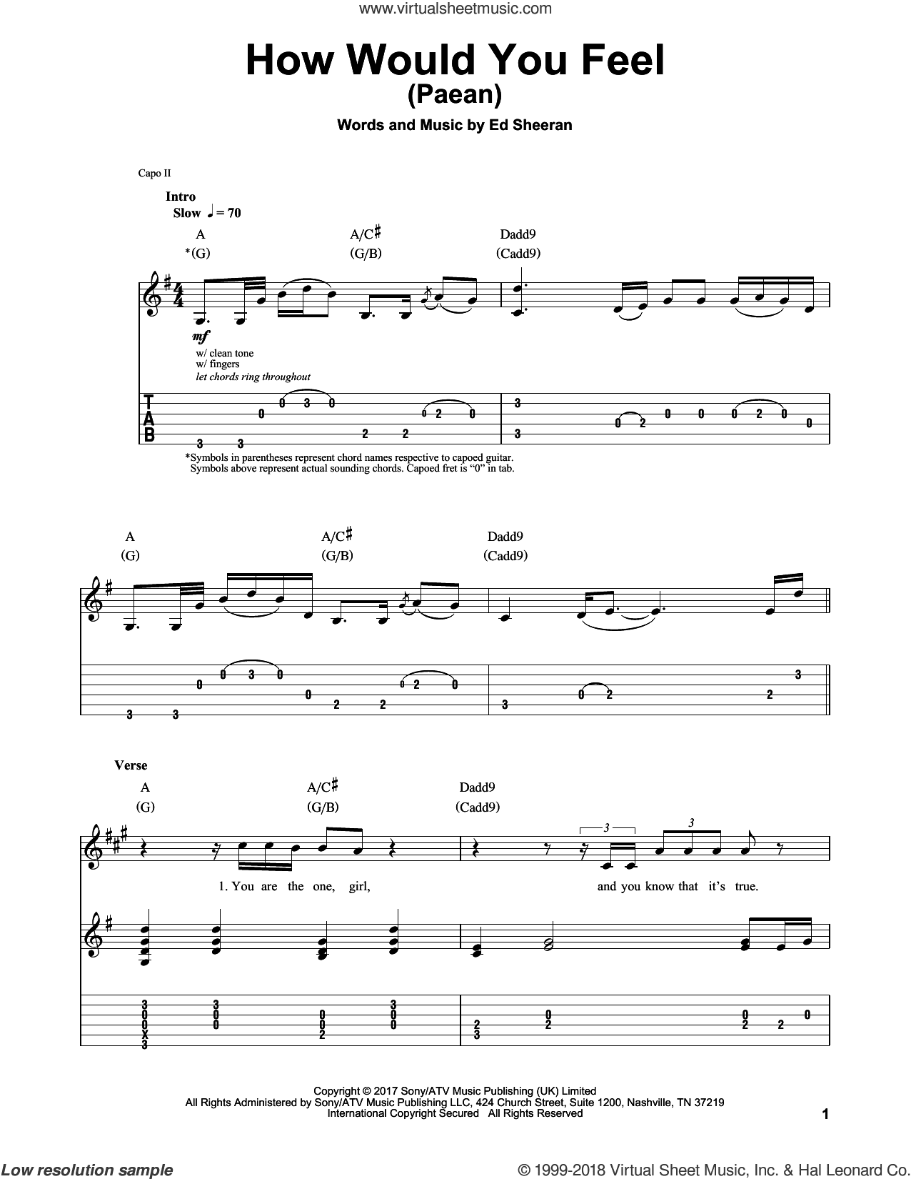 How Would You Feel (Paean)