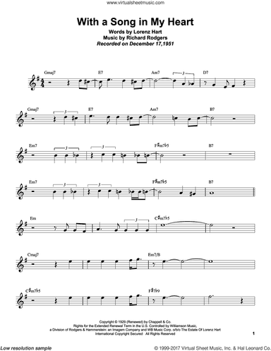 With A Song In My Heart