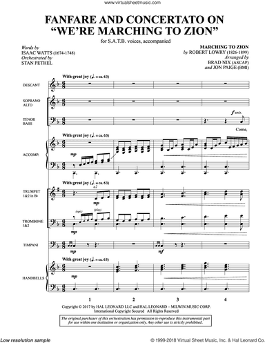 Fanfare and Concertato on "We're Marching to Zion"