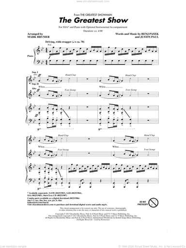 The Greatest Show (from The Greatest Showman) (arr. Mark Brymer)