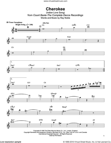 Cherokee (Indian Love Song)