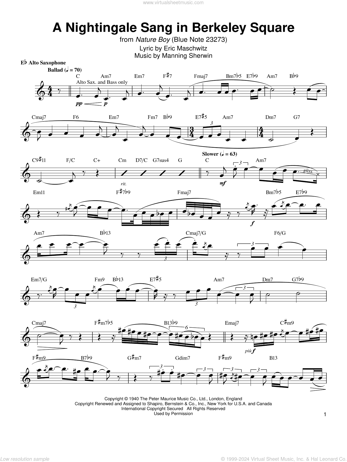 A Nightingale Sang In Berkeley Square