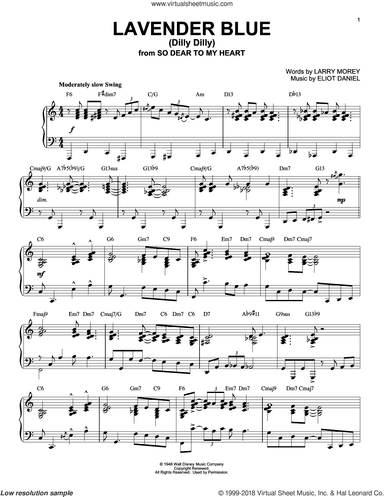 Lavender Blue (Dilly Dilly) (from So Dear To My Heart) [Jazz version]