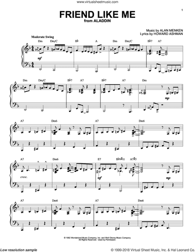 Friend Like Me [Jazz version] (from Aladdin)