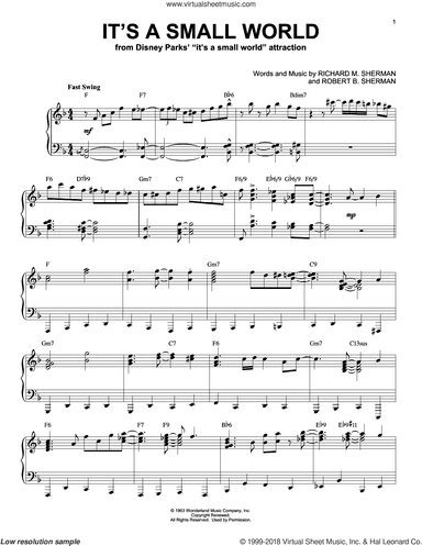 It's A Small World [Jazz version]