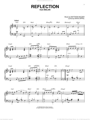 Reflection [Jazz version] (from Mulan)