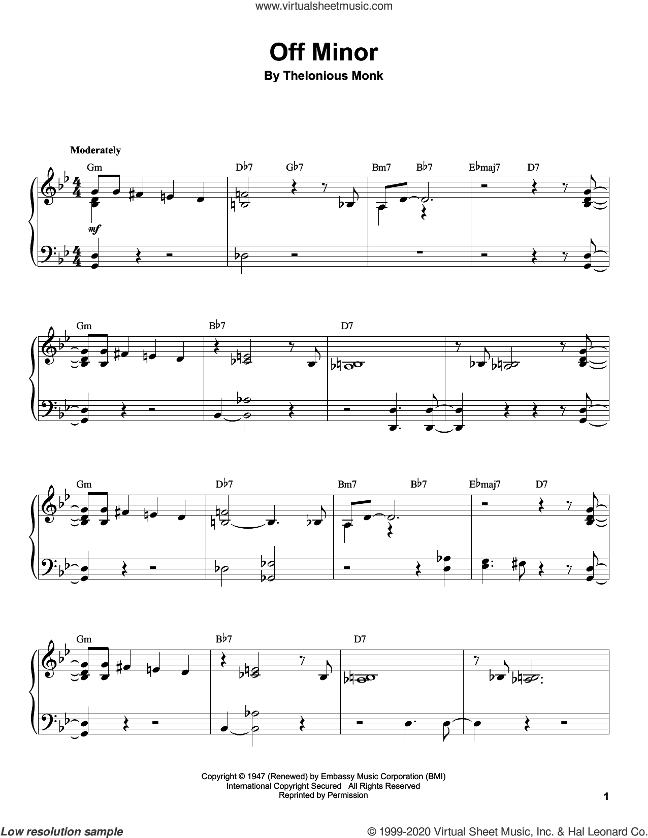 Off Minor