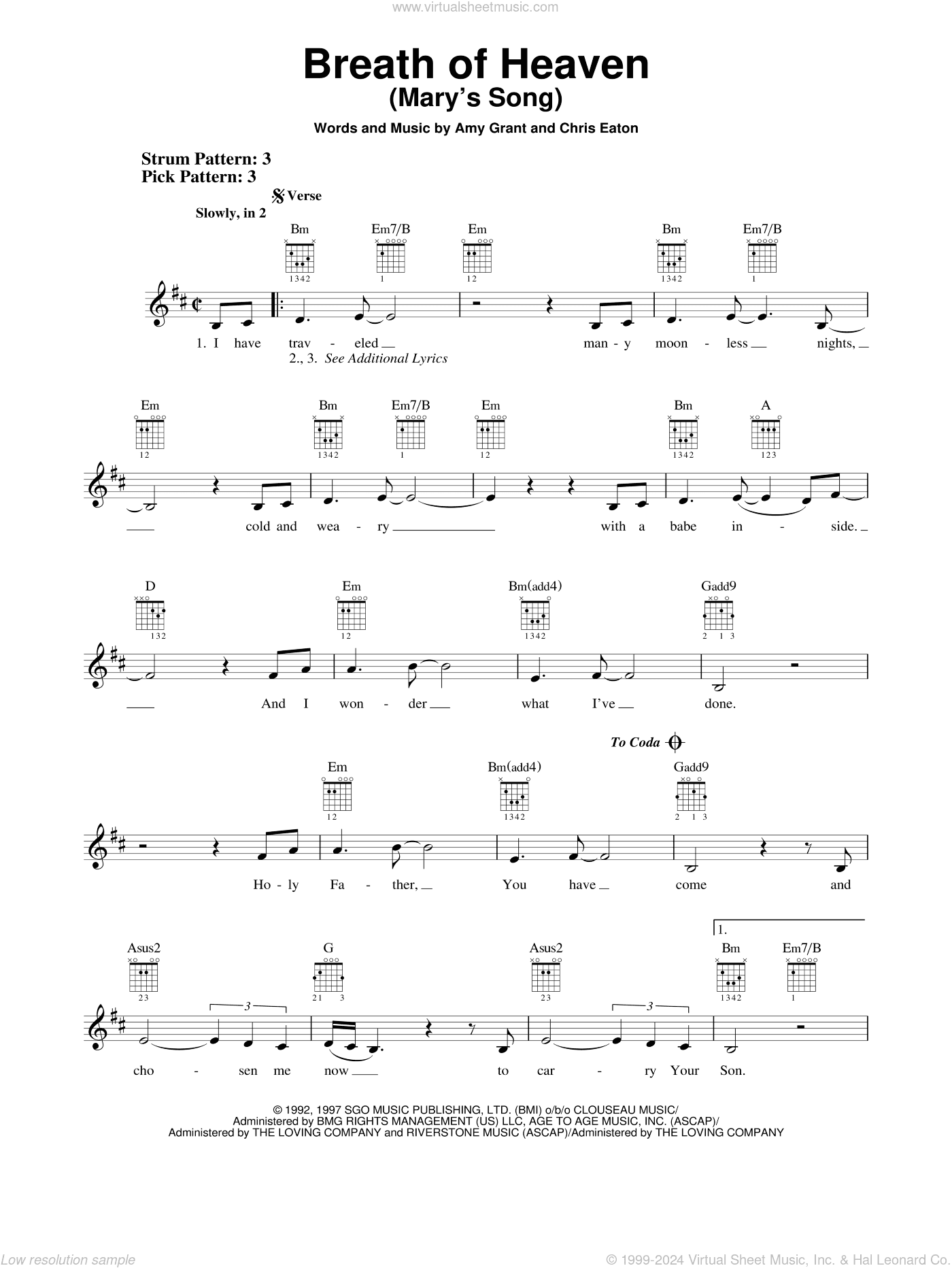 Breath Of Heaven (Mary's Song)
