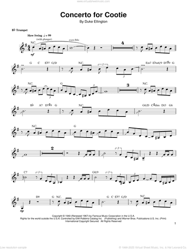 Concerto For Cootie