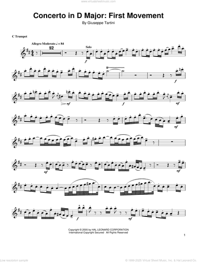 Concerto In D Major: First Movement