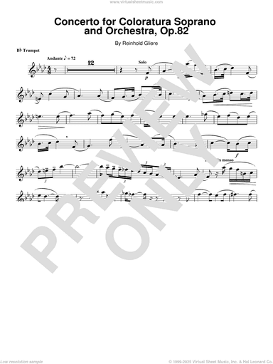 Concerto For Coloratura Soprano And Orchestra, Op. 82
