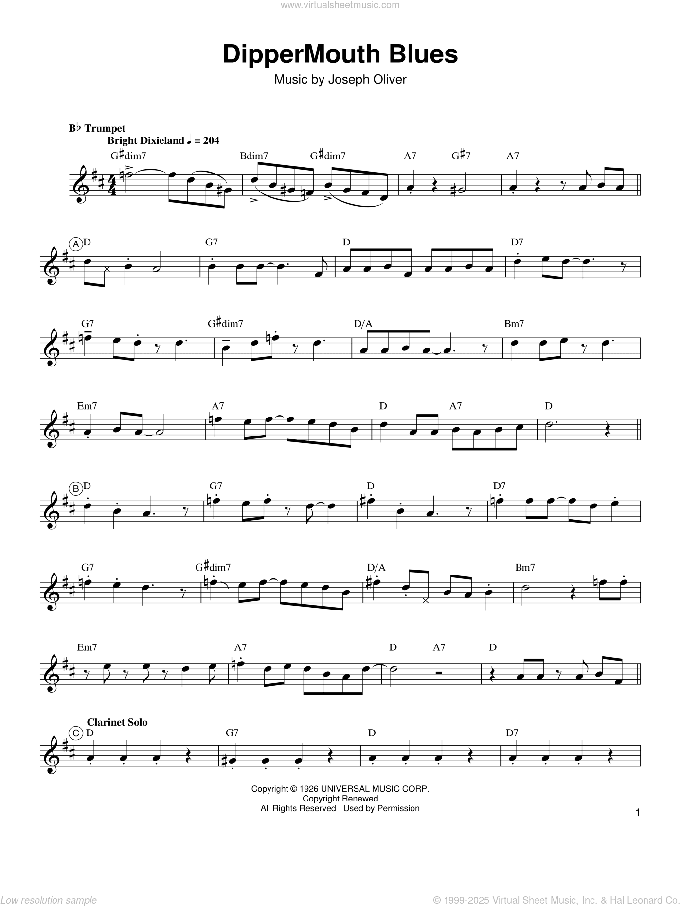 Dippermouth Blues