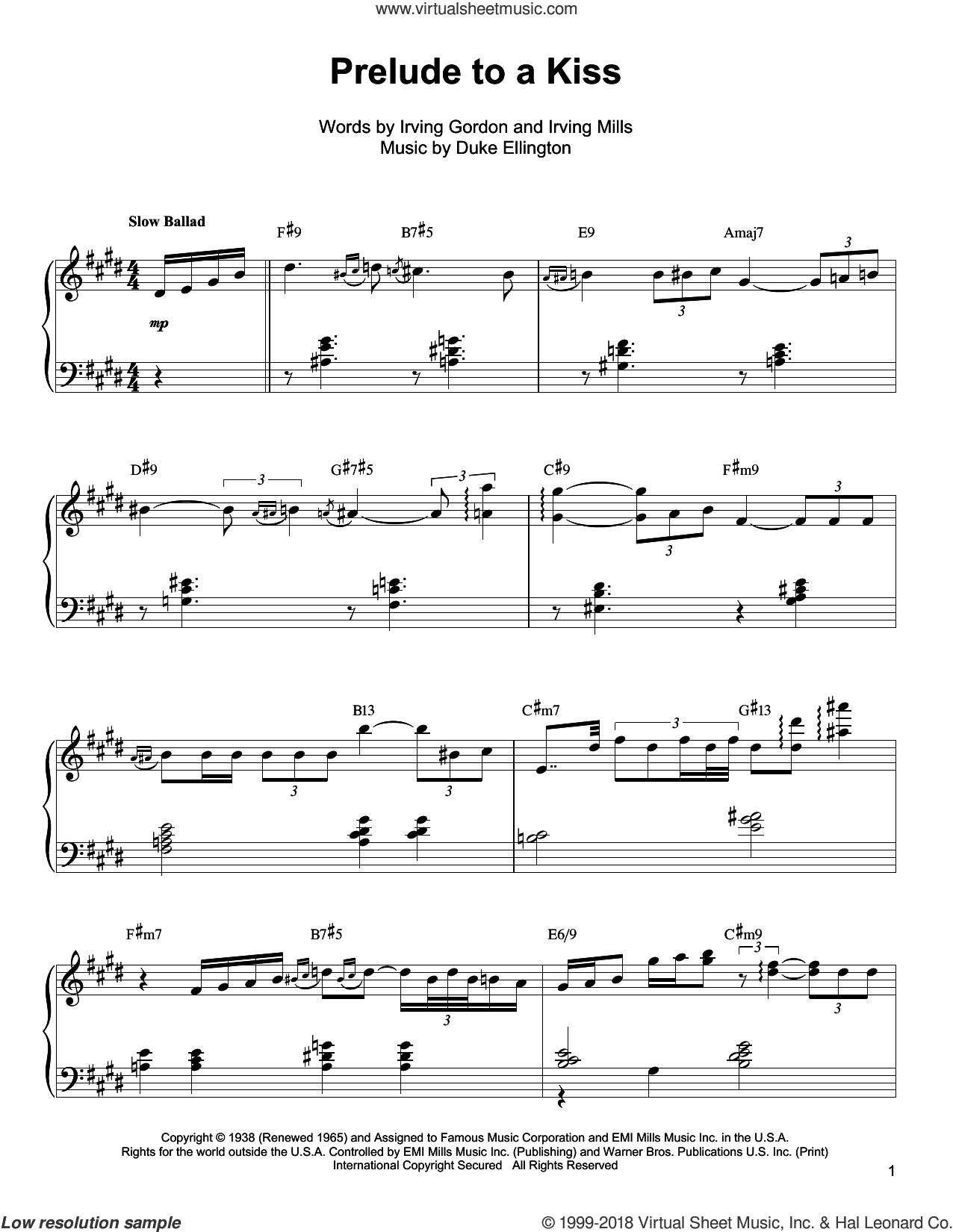 Prelude To A Kiss