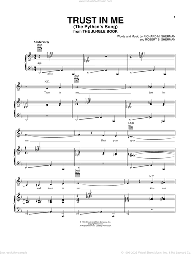 Trust In Me (The Python's Song) (from The Jungle Book)