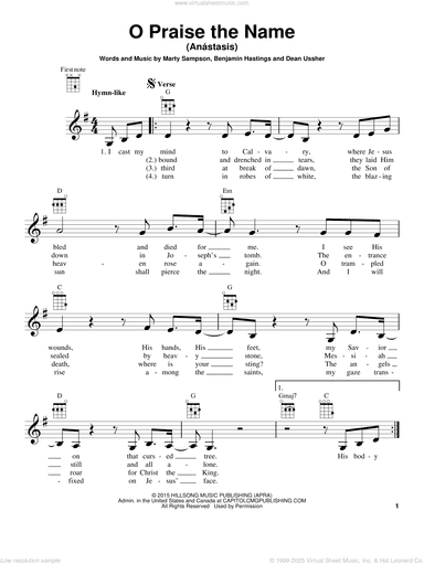 O Praise The Name (Anastasis)