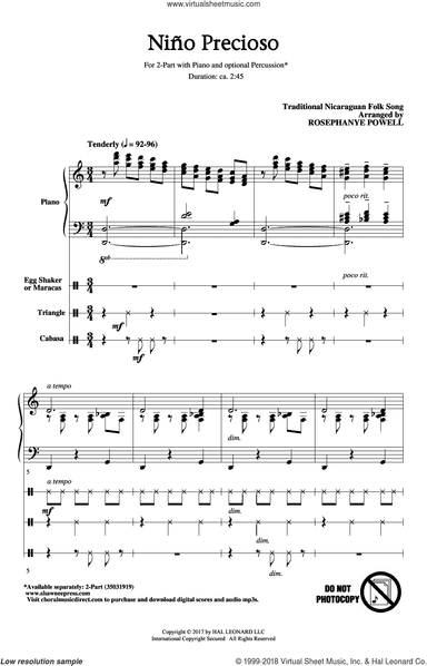 Nino Precioso (arr. Rosephanye Powell)