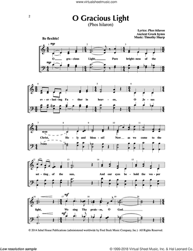 O Gracious Light (Phos hilaron)/Lux Christi (Light of Christ)